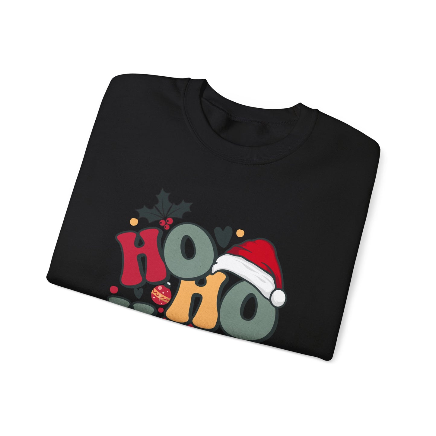 HO HO HO CHRISTMAS Unisex Heavy Blend™ Crewneck Sweatshirt