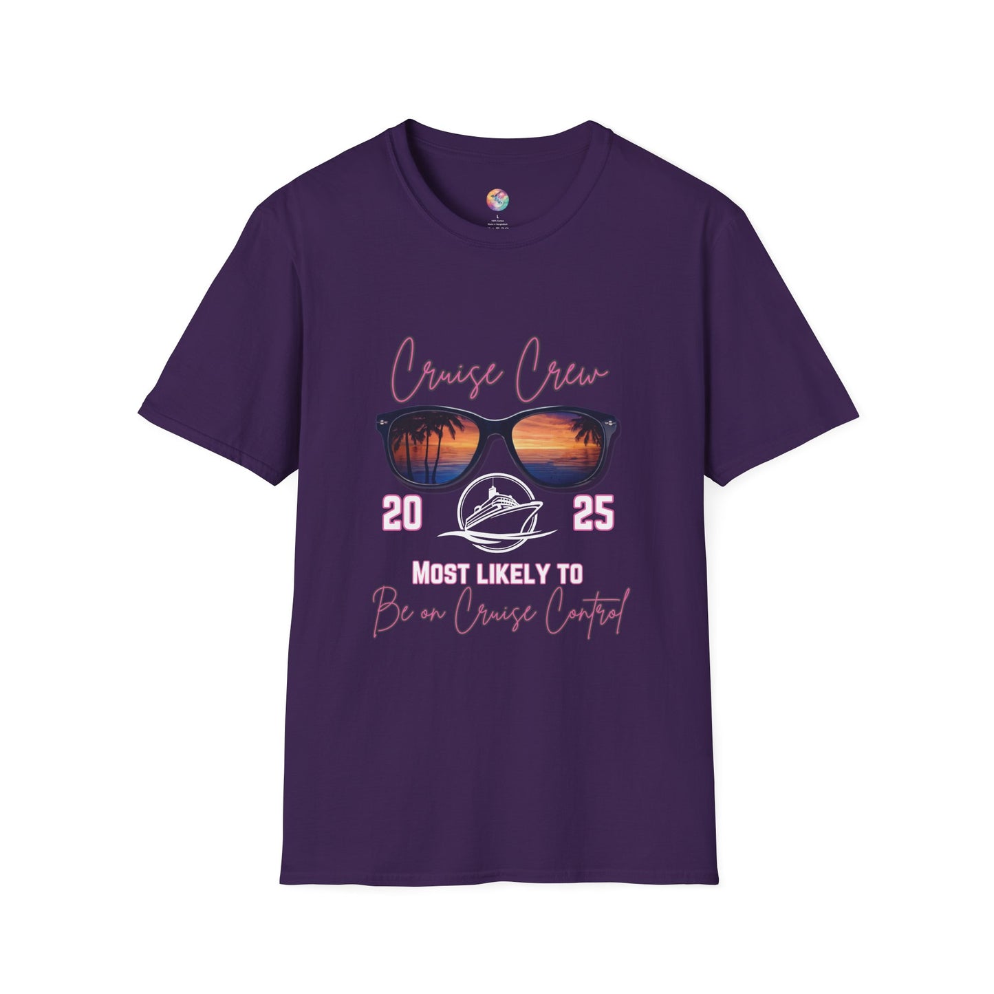 Cruise Crew 2025 T-Shirt - Most Likely to Be on Cruise Control