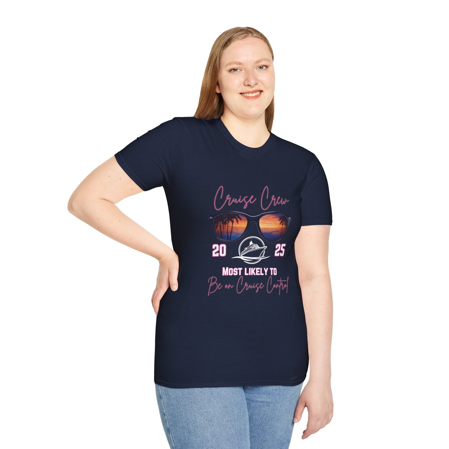 Cruise Crew 2025 T-Shirt - Most Likely to Be on Cruise Control