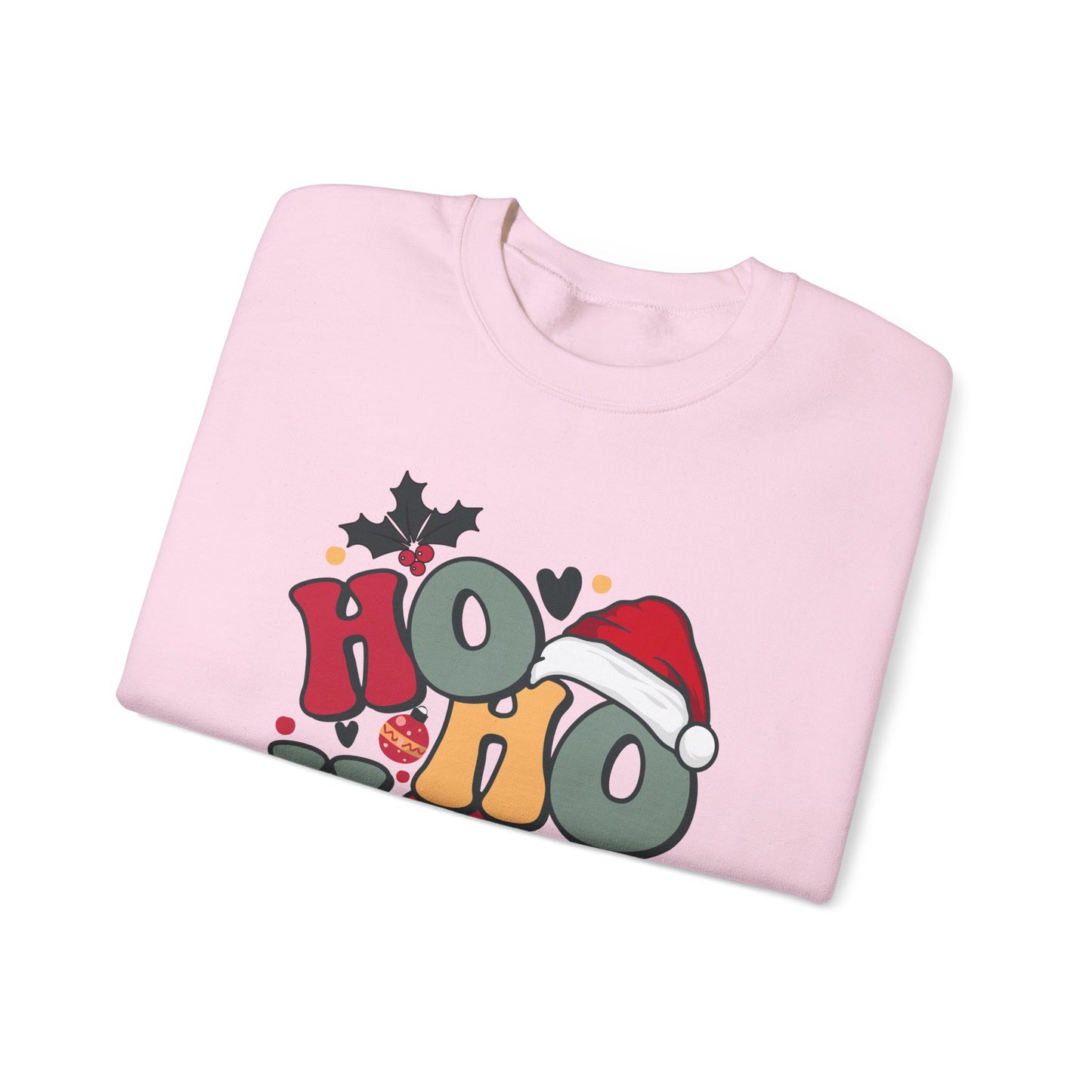 HO HO HO CHRISTMAS Unisex Heavy Blend™ Crewneck Sweatshirt