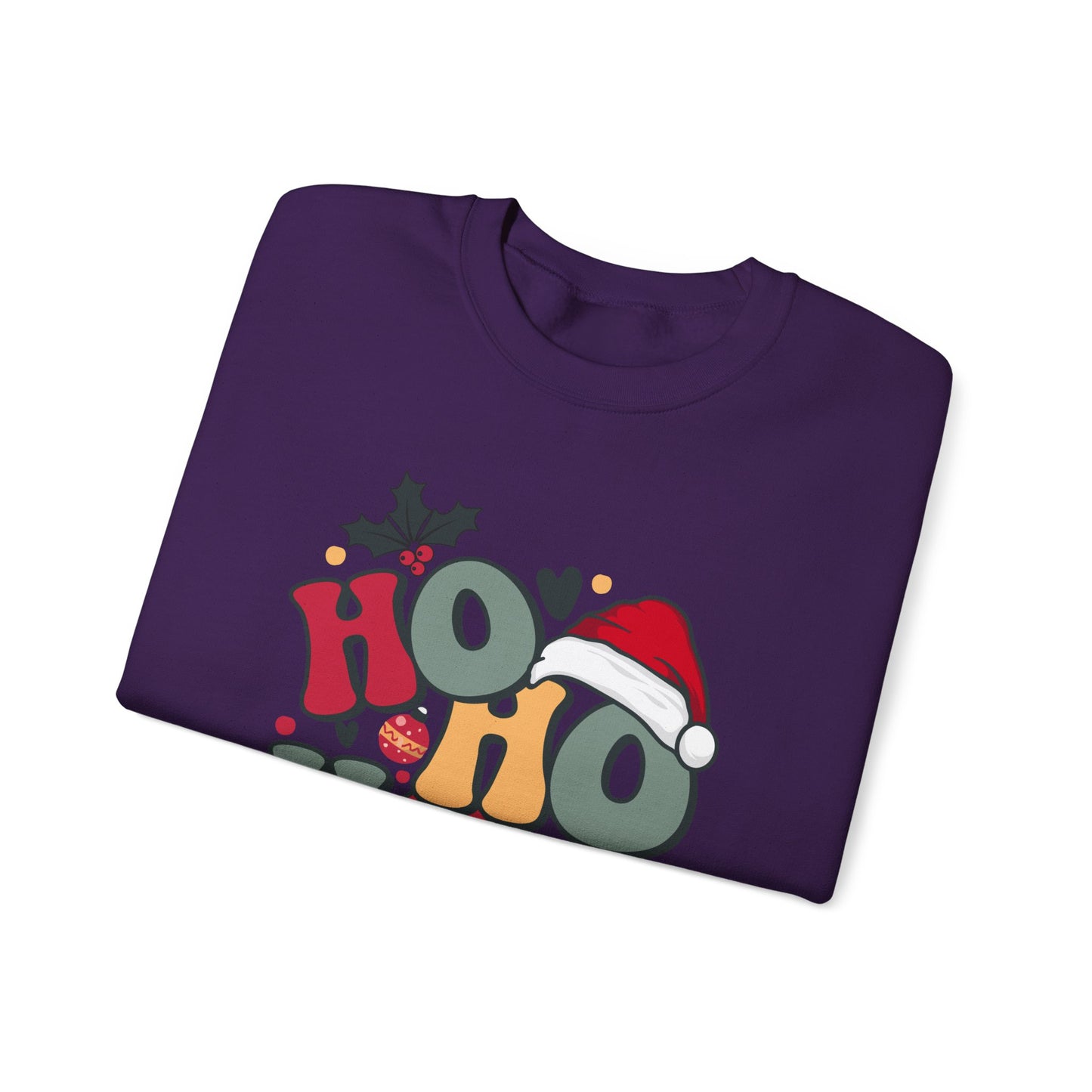 HO HO HO CHRISTMAS Unisex Heavy Blend™ Crewneck Sweatshirt