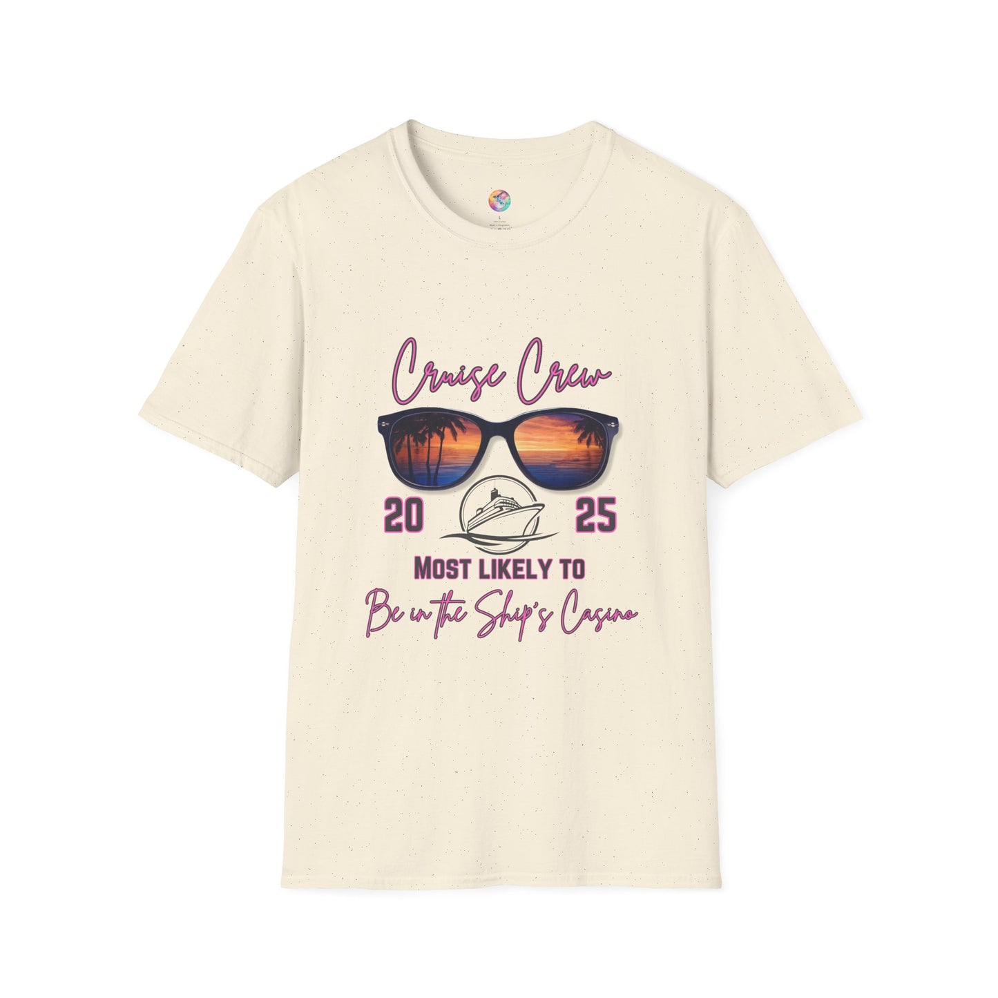 Cruise Crew 2025 T-Shirt - Most Likely to Be in the Ship’s Casino