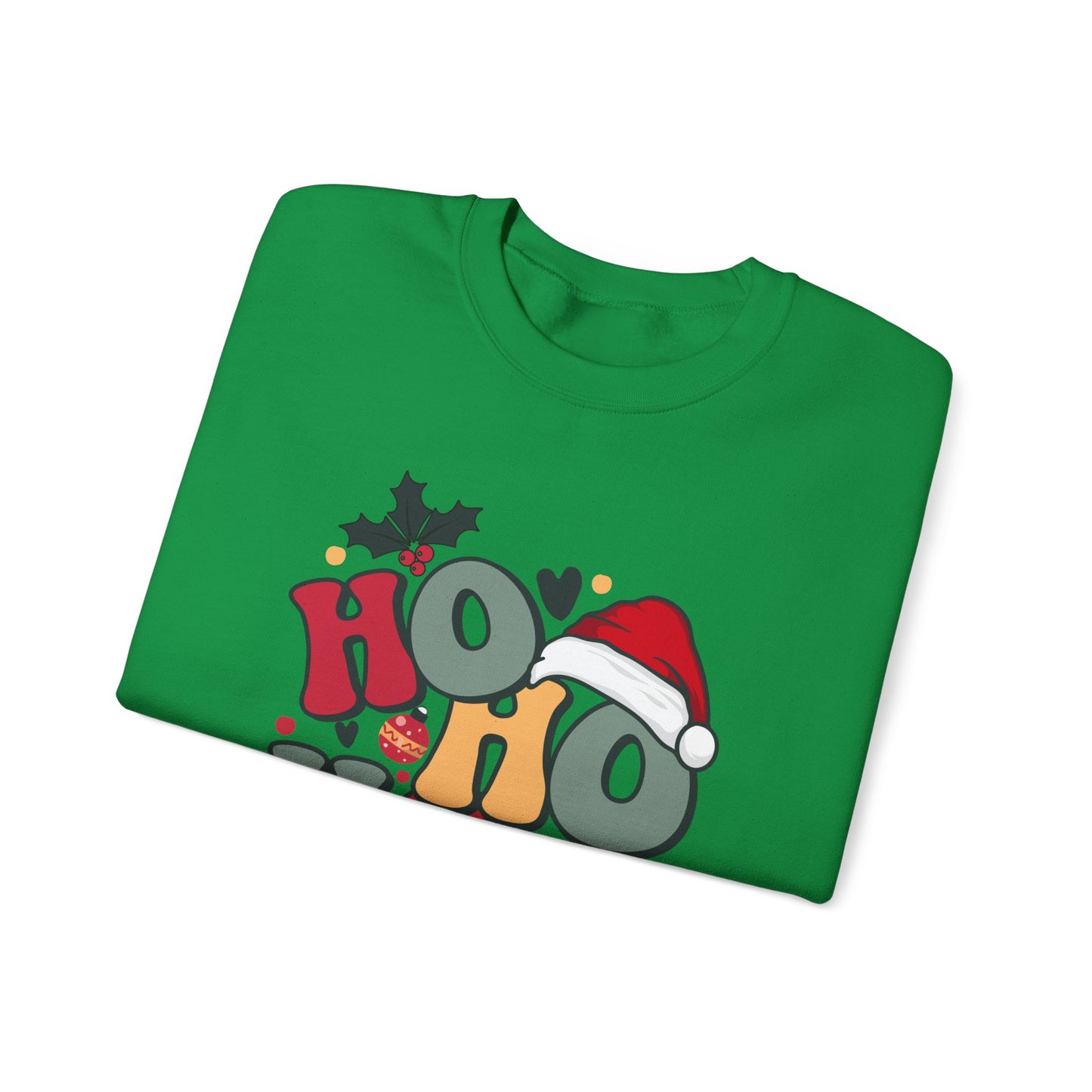 HO HO HO CHRISTMAS Unisex Heavy Blend™ Crewneck Sweatshirt