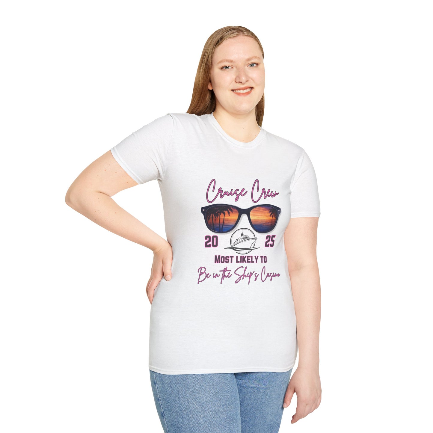 Cruise Crew 2025 T-Shirt - Most Likely to Be in the Ship’s Casino