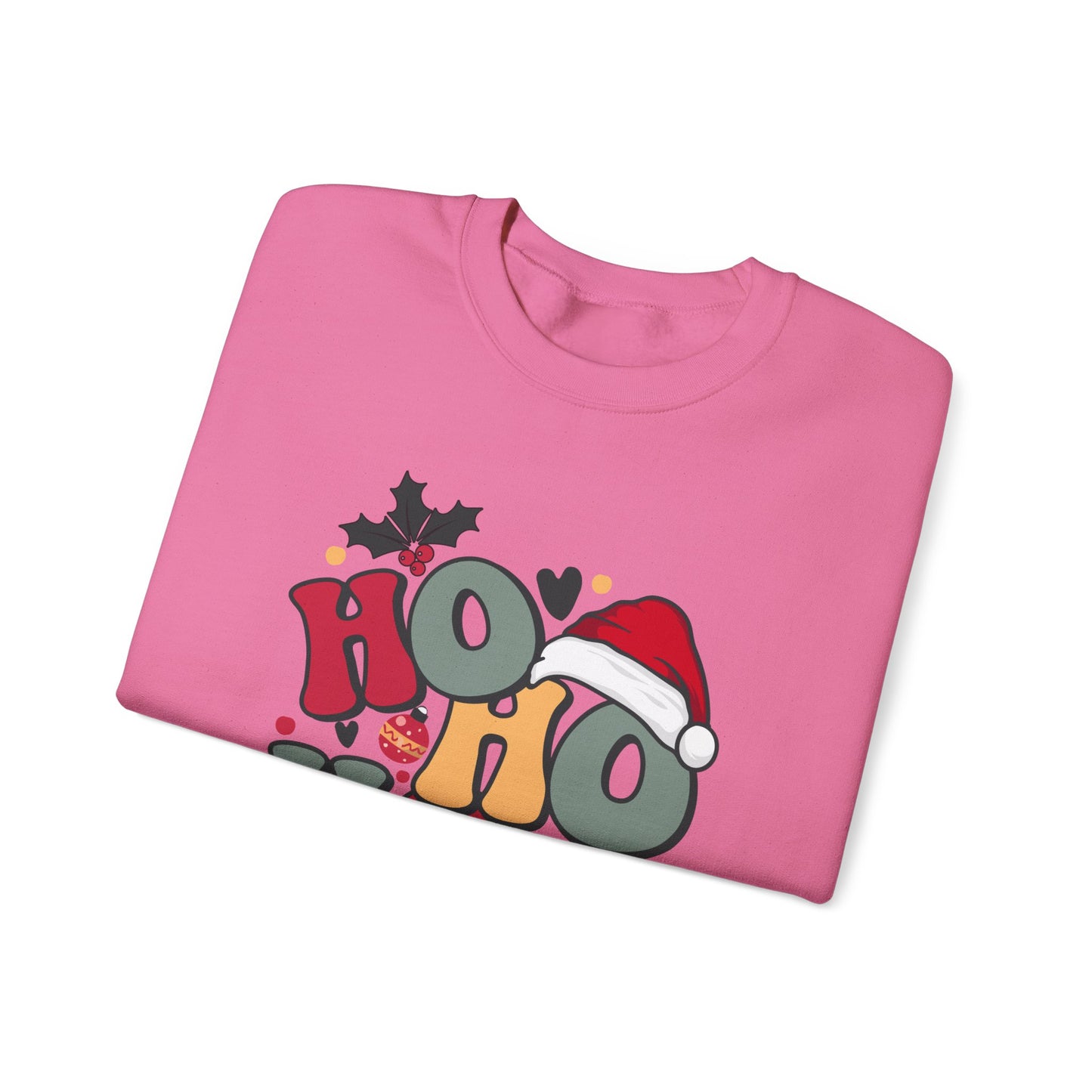HO HO HO CHRISTMAS Unisex Heavy Blend™ Crewneck Sweatshirt