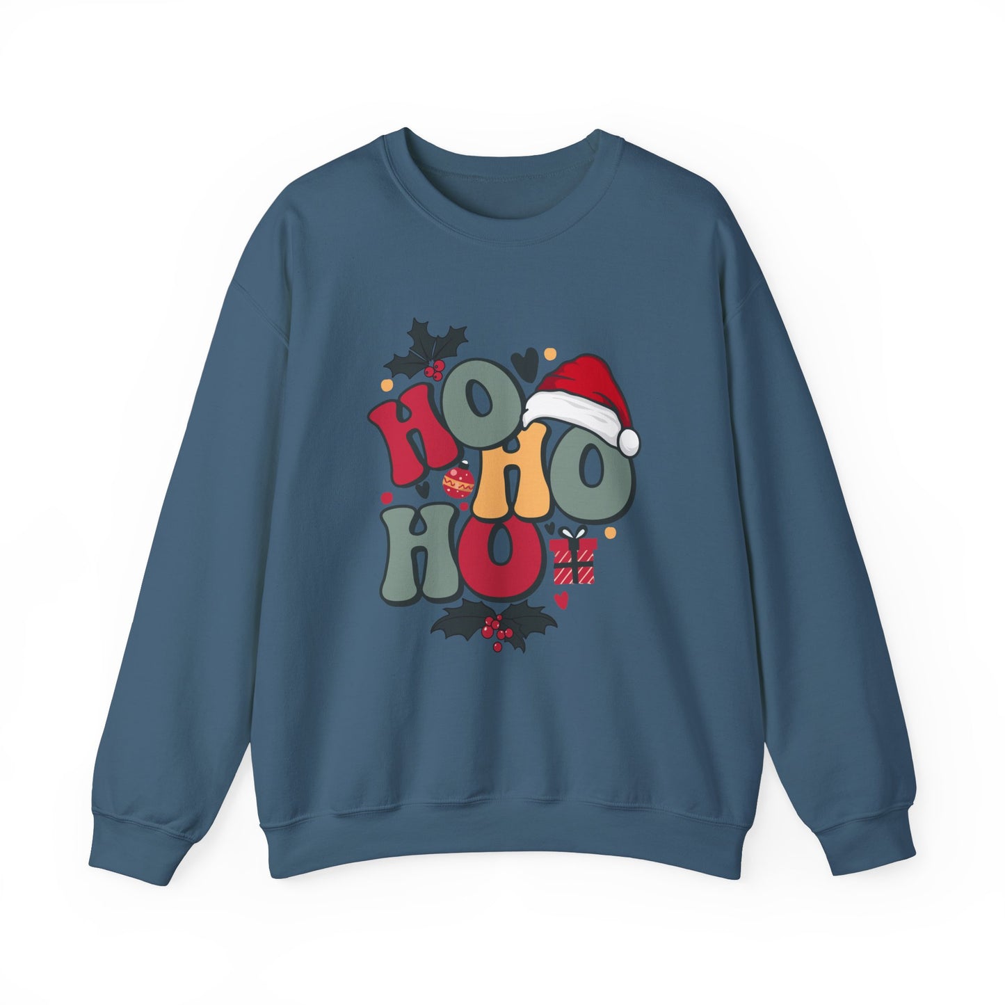 HO HO HO CHRISTMAS Unisex Heavy Blend™ Crewneck Sweatshirt
