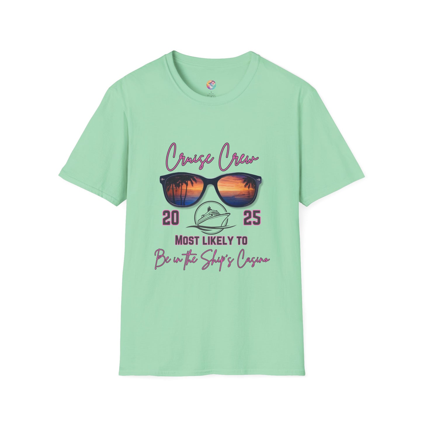 Cruise Crew 2025 T-Shirt - Most Likely to Be in the Ship’s Casino