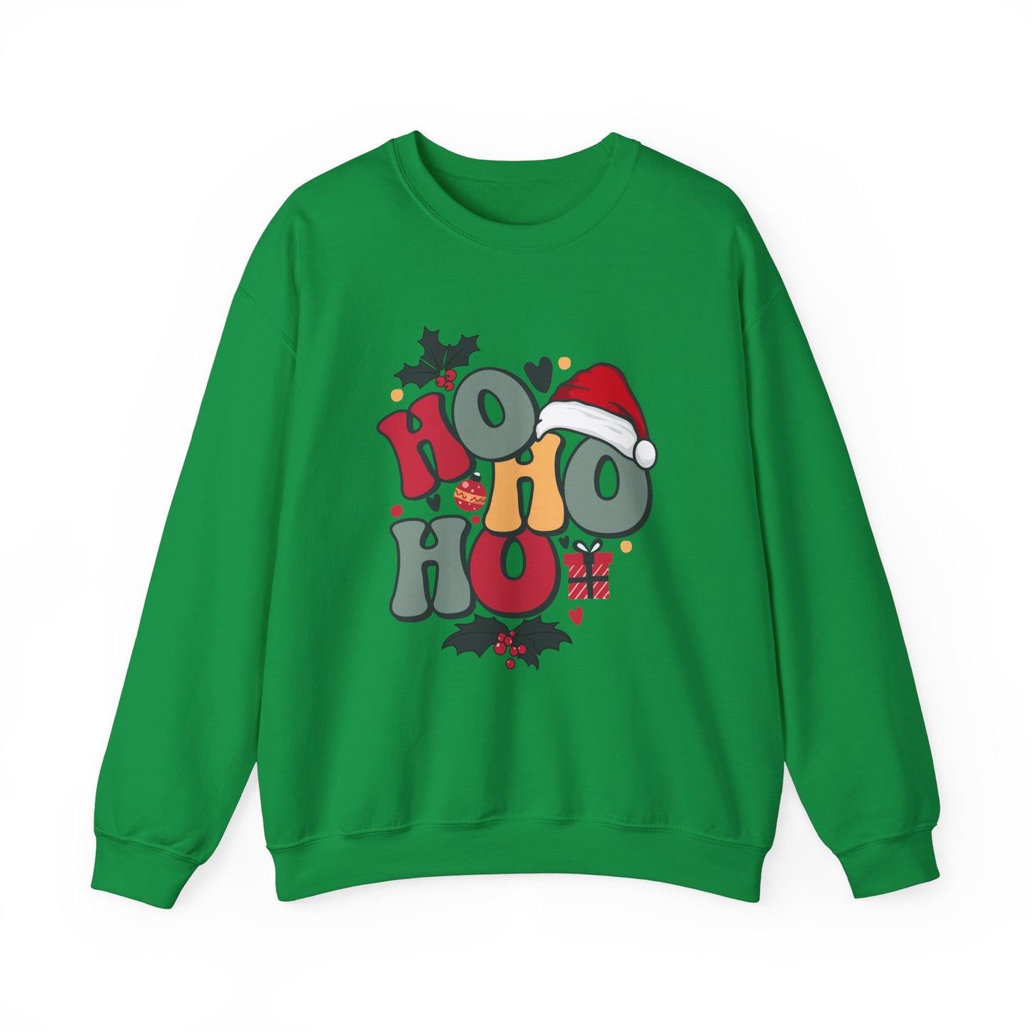 HO HO HO CHRISTMAS Unisex Heavy Blend™ Crewneck Sweatshirt
