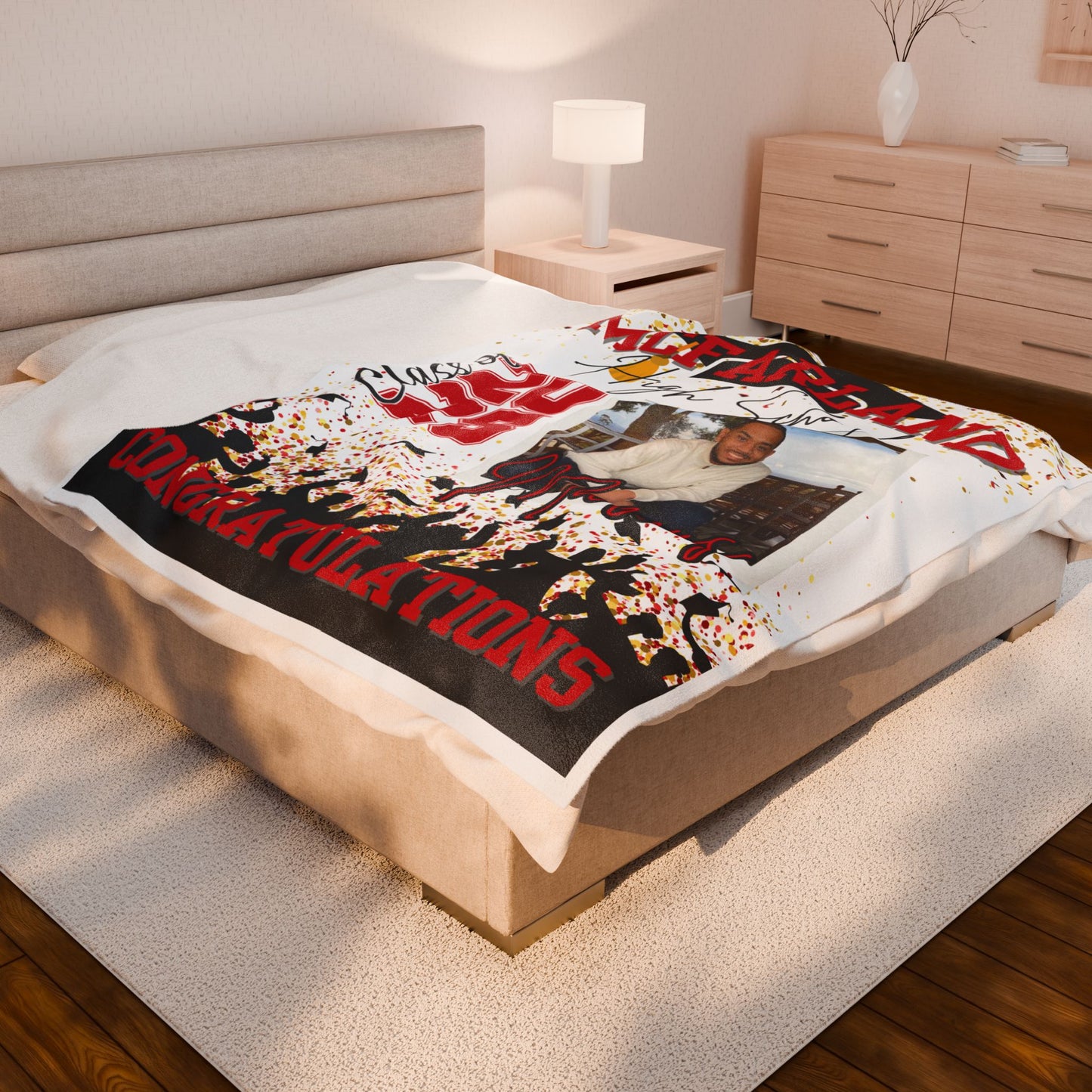 Graduation Plush Blanket