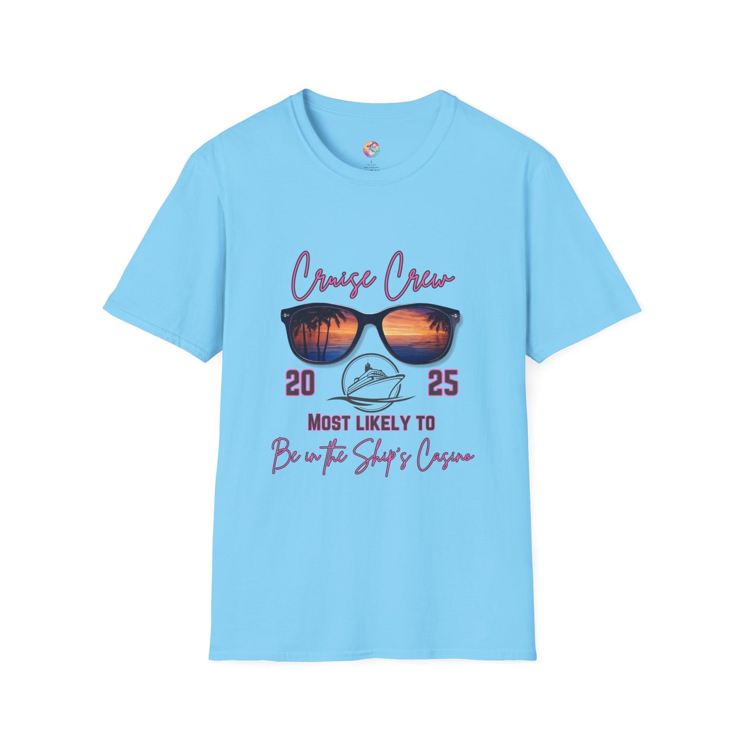 Cruise Crew 2025 T-Shirt - Most Likely to Be in the Ship’s Casino