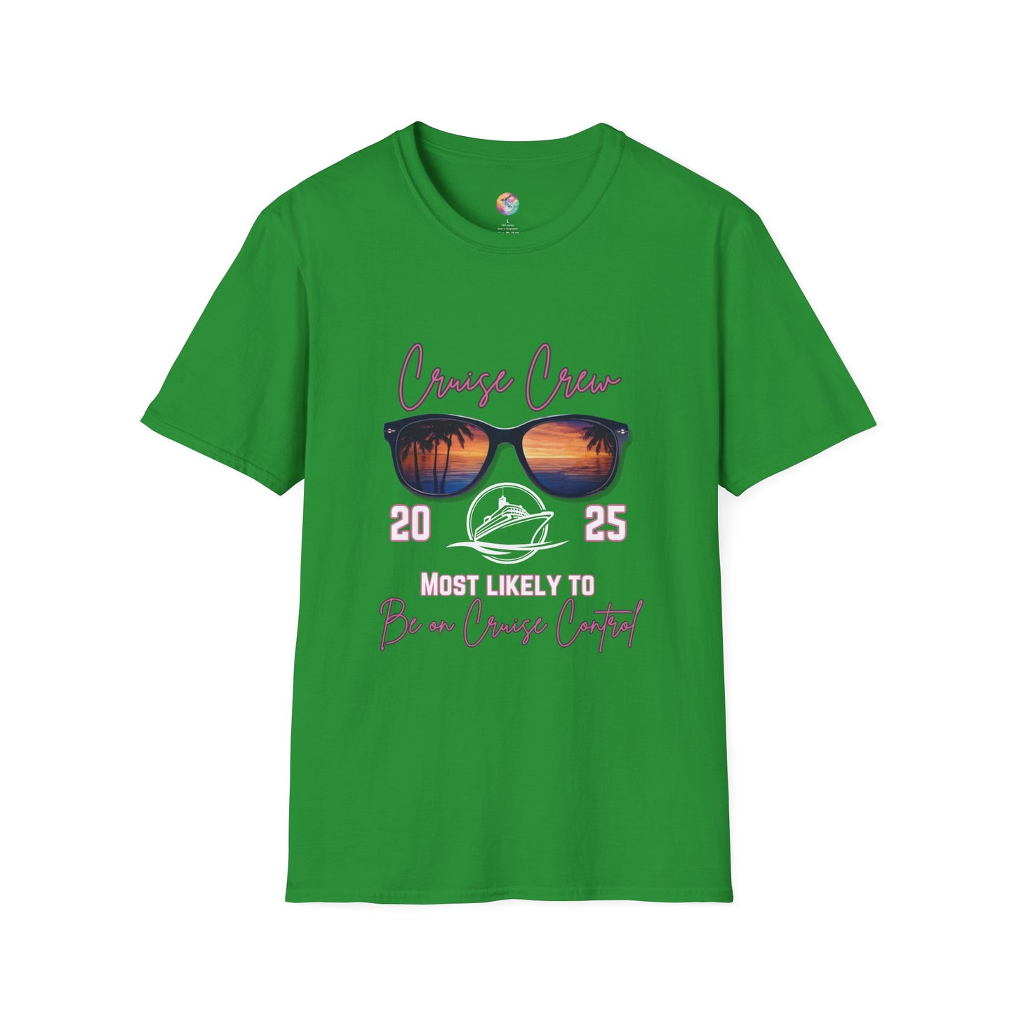 Cruise Crew 2025 T-Shirt - Most Likely to Be on Cruise Control