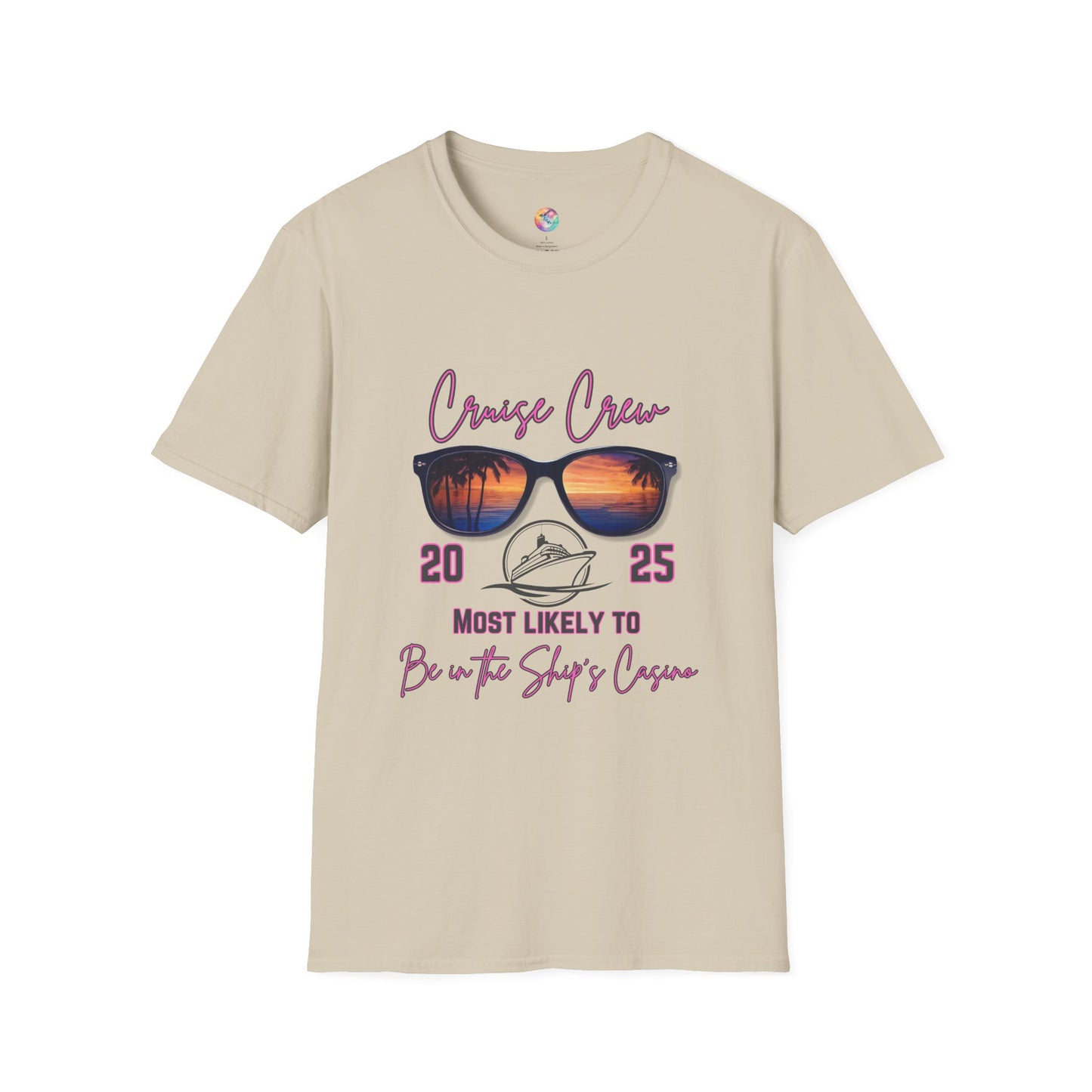 Cruise Crew 2025 T-Shirt - Most Likely to Be in the Ship’s Casino