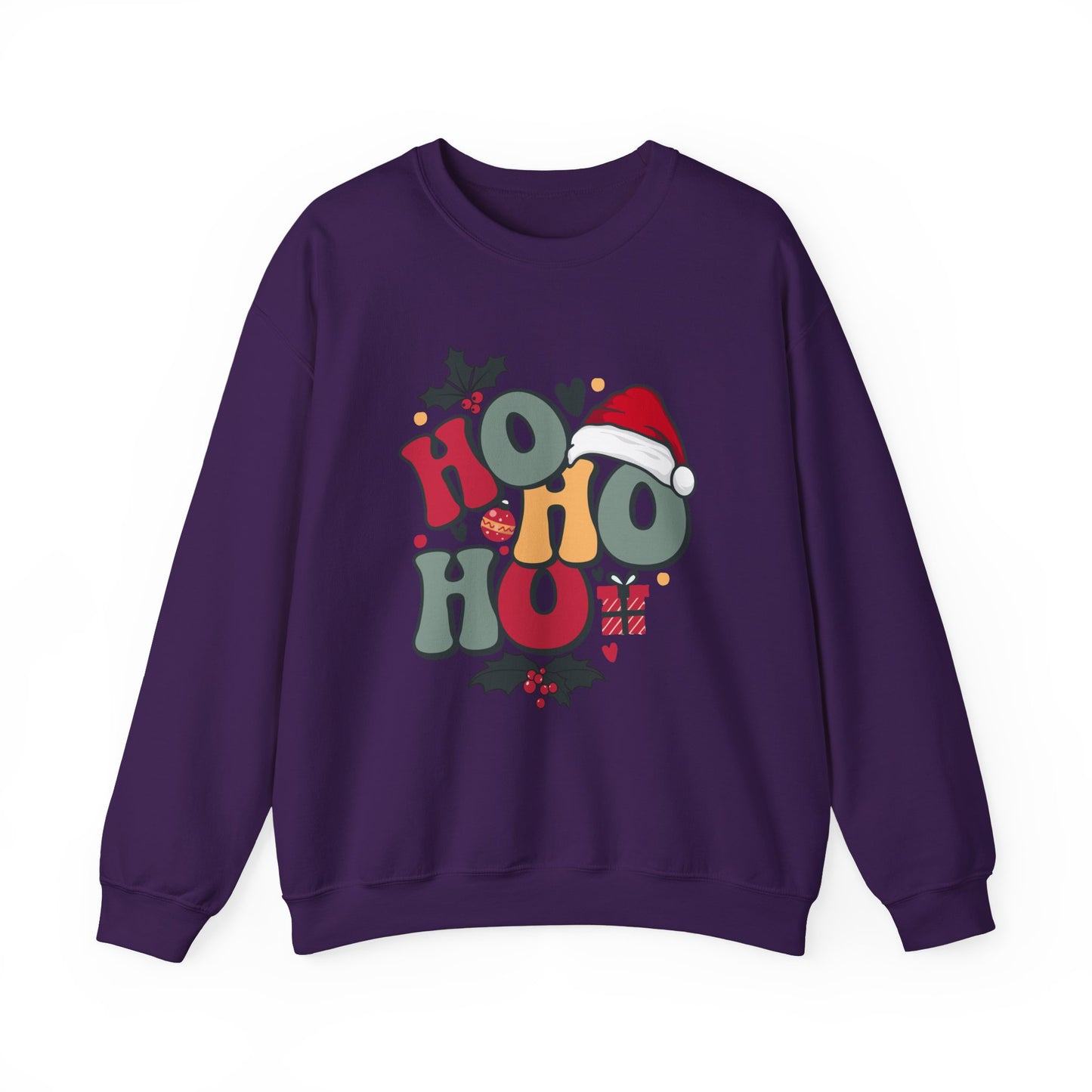 HO HO HO CHRISTMAS Unisex Heavy Blend™ Crewneck Sweatshirt