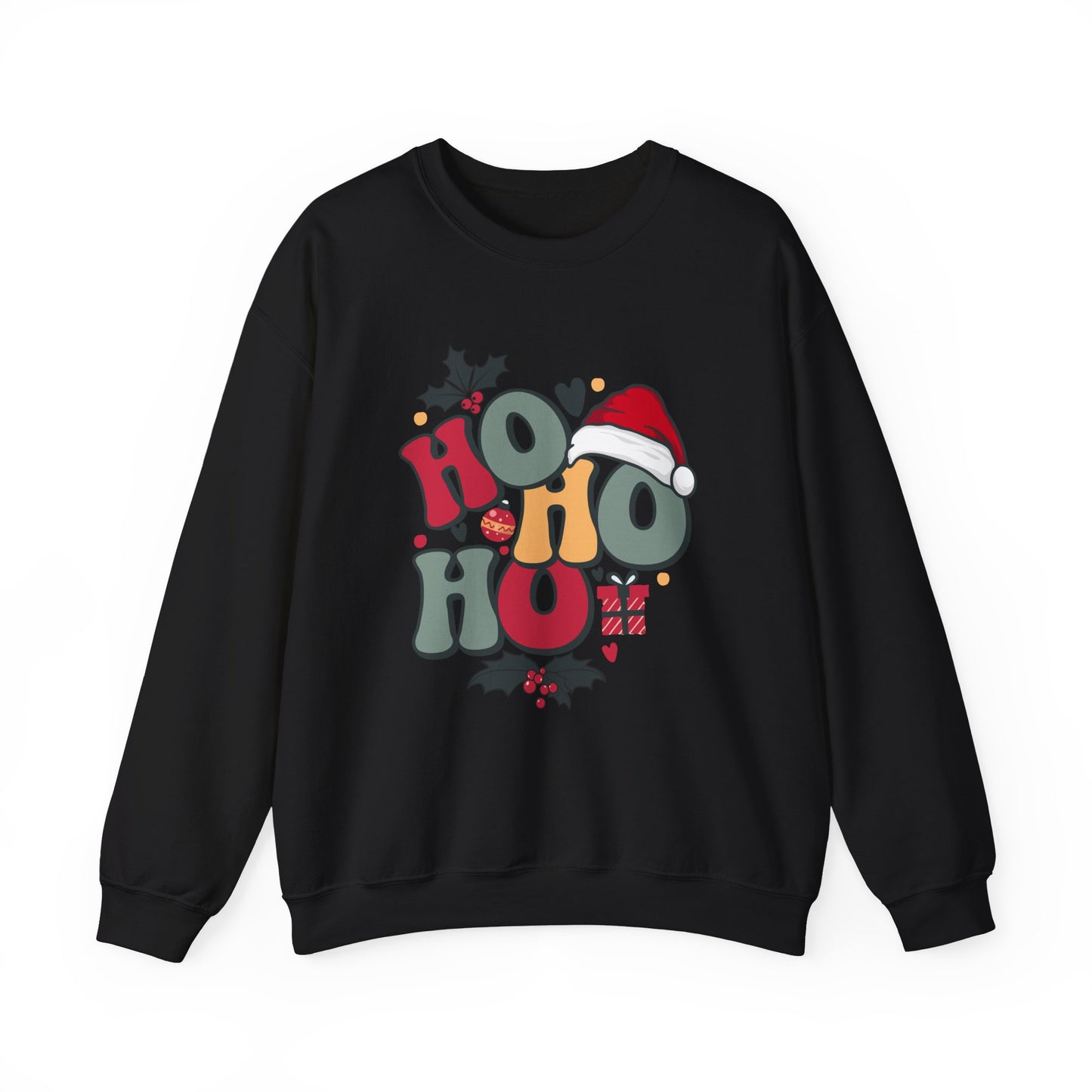 HO HO HO CHRISTMAS Unisex Heavy Blend™ Crewneck Sweatshirt