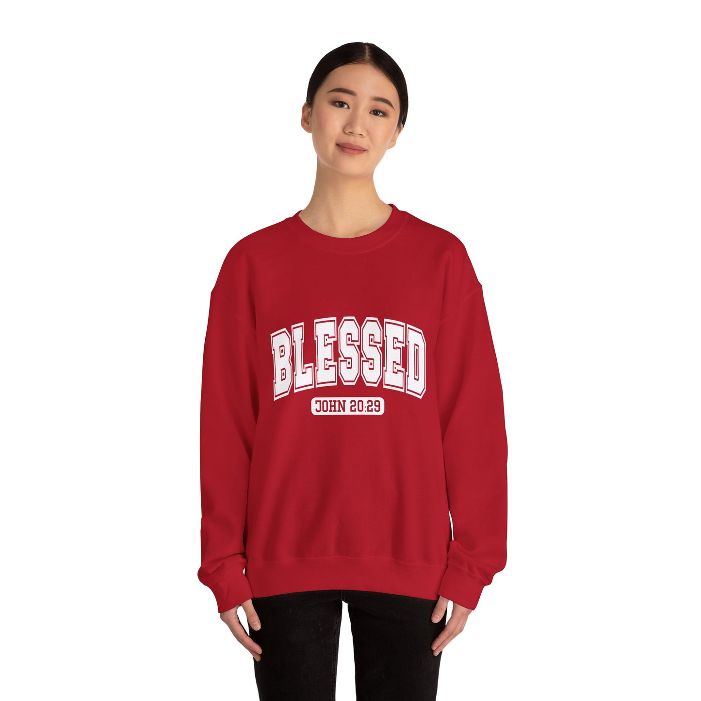 "Blessed" Inspirational Crewneck Sweatshirt