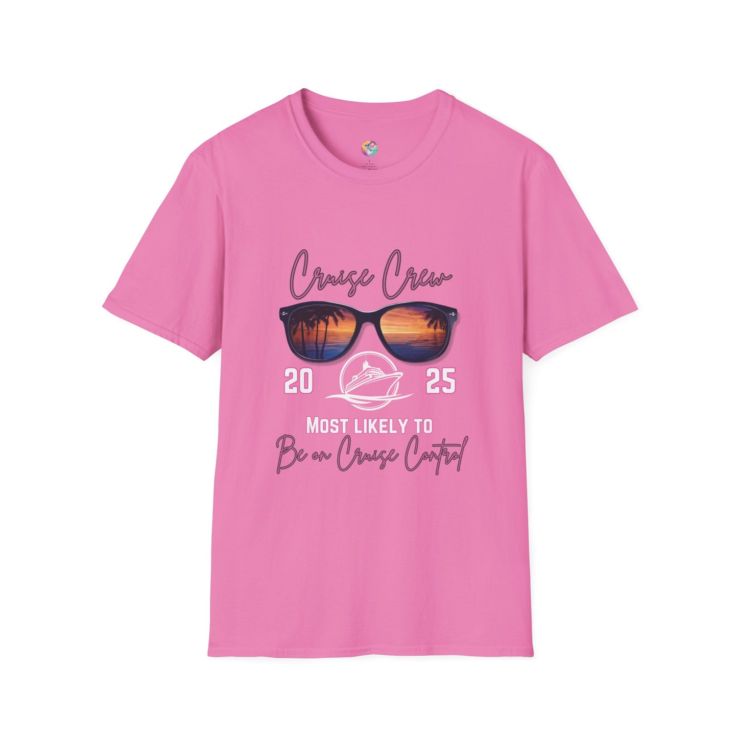Cruise Crew 2025 T-Shirt - Most Likely to Be on Cruise Control