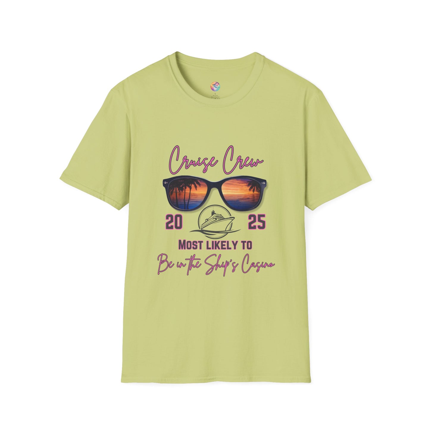 Cruise Crew 2025 T-Shirt - Most Likely to Be in the Ship’s Casino