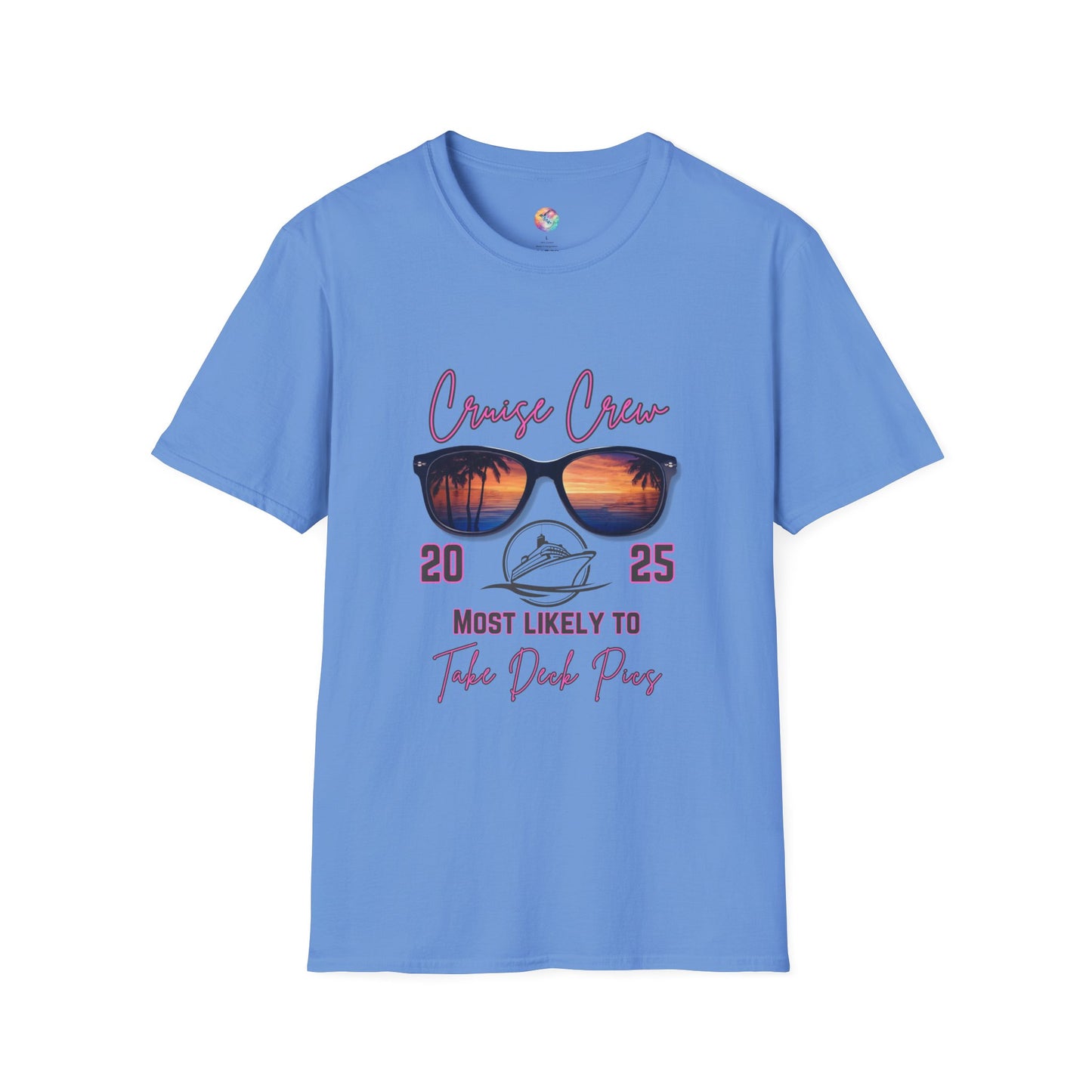 Cruise Crew 2025 T-Shirt - Most Likely to Take Deck Pics