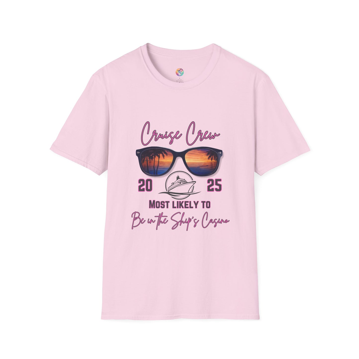 Cruise Crew 2025 T-Shirt - Most Likely to Be in the Ship’s Casino
