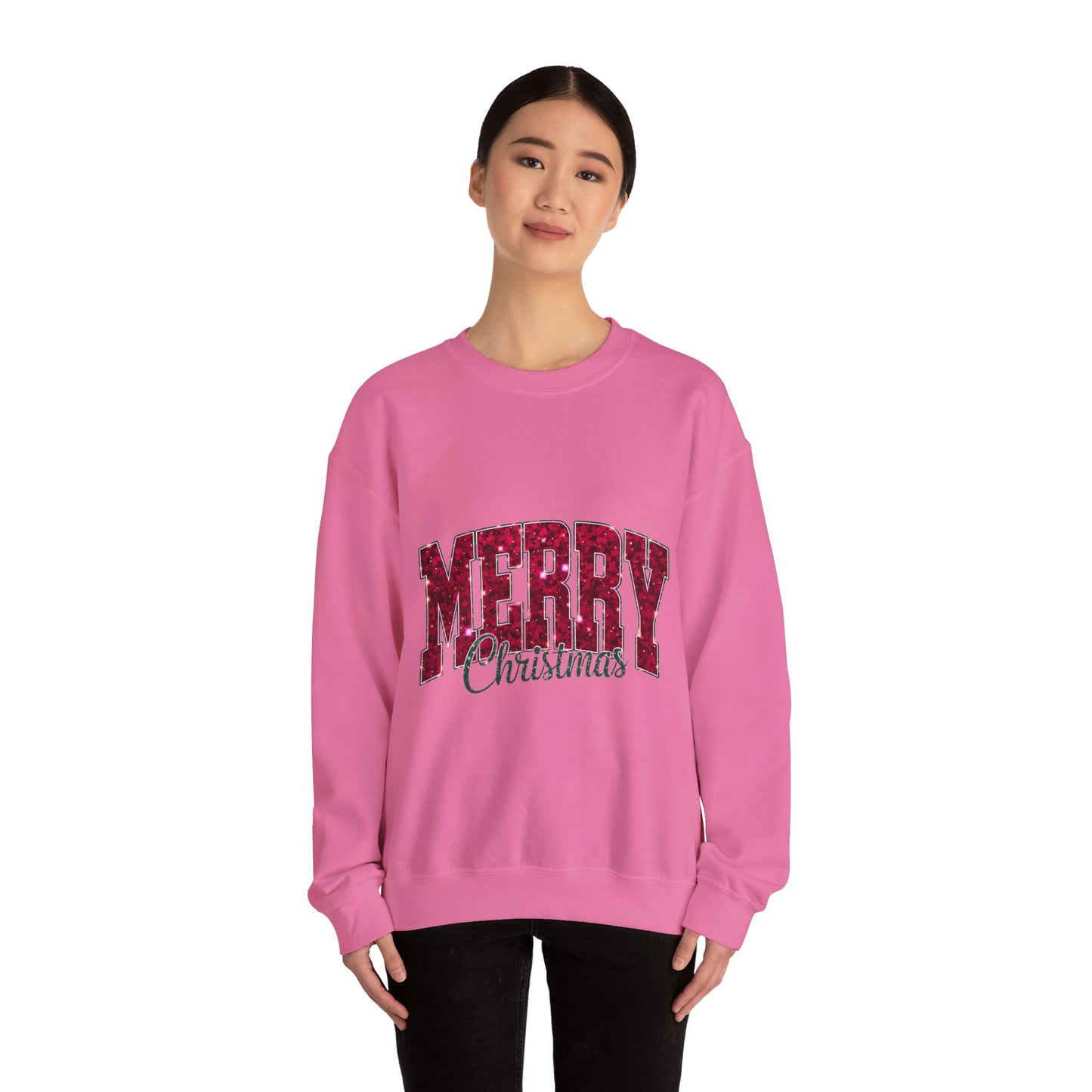 SPARKLE MERRY CHRISTMAS Crewneck Sweatshirt