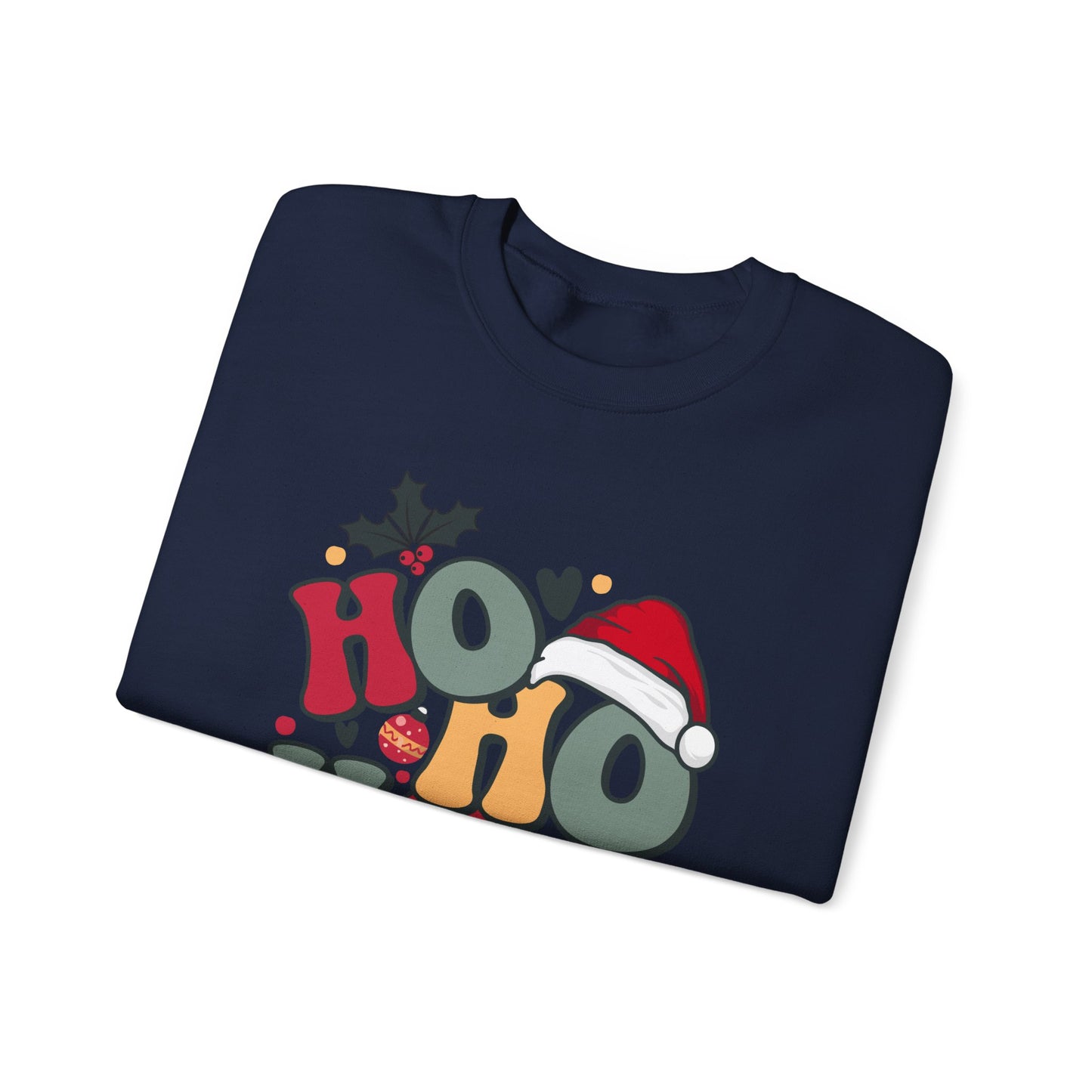 HO HO HO CHRISTMAS Unisex Heavy Blend™ Crewneck Sweatshirt