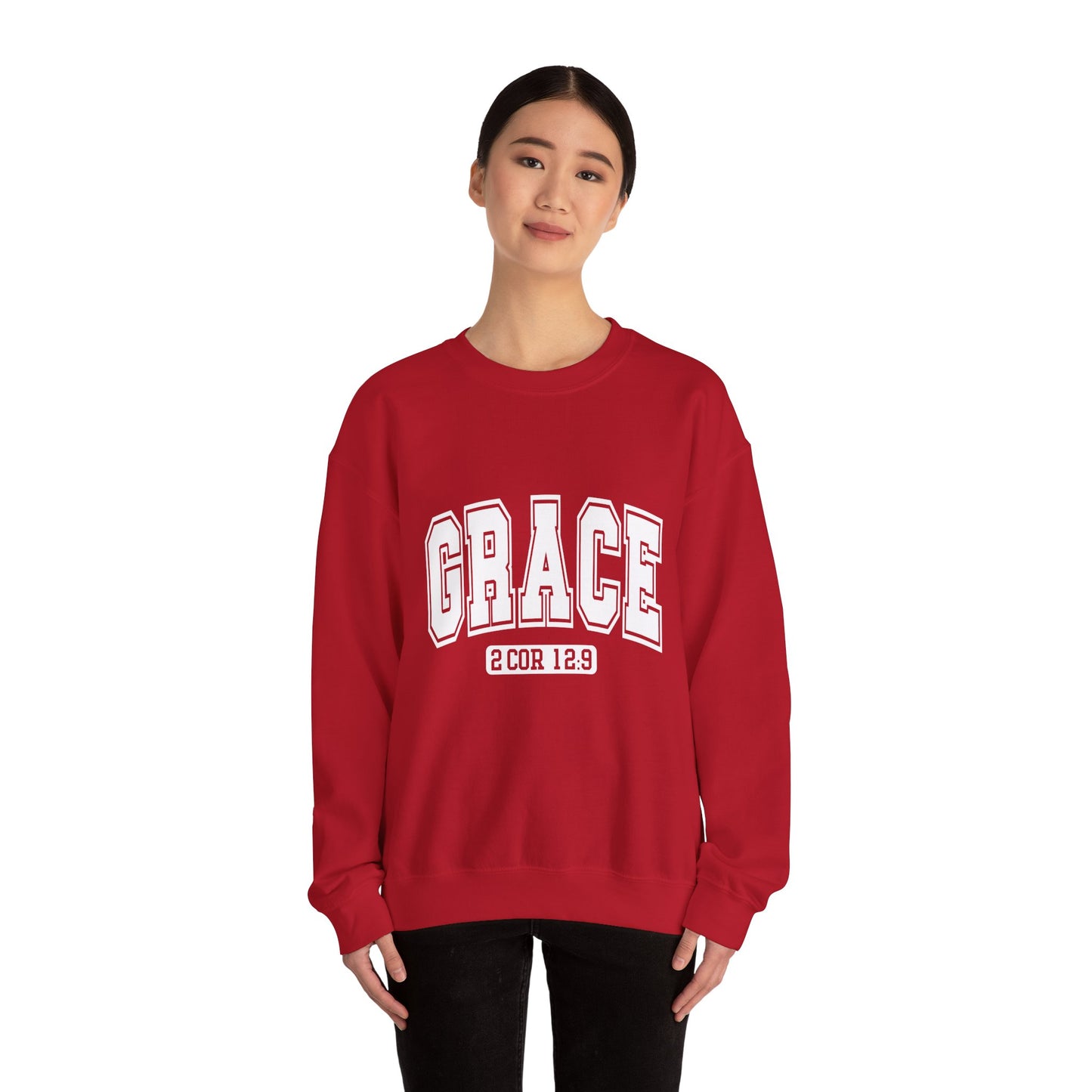 "Grace" Inspirational Crewneck Sweatshirt