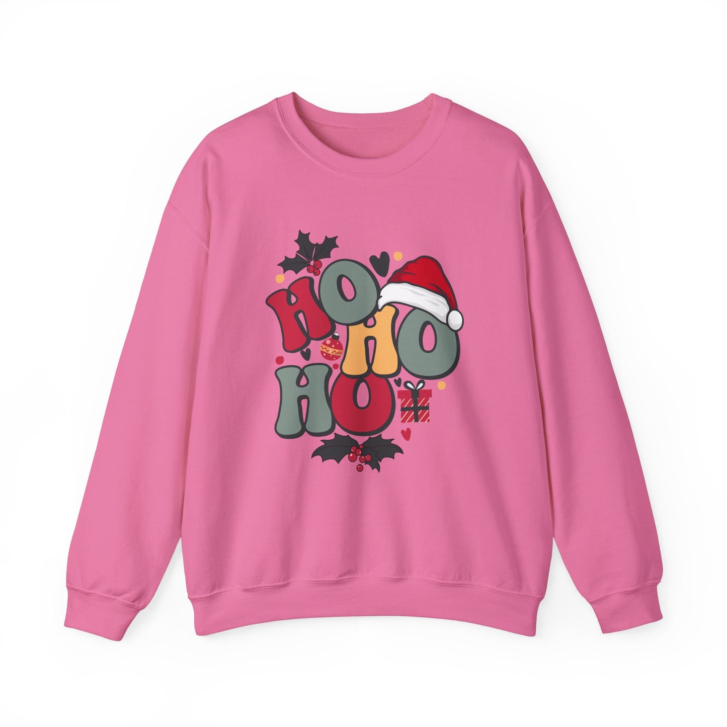 HO HO HO CHRISTMAS Unisex Heavy Blend™ Crewneck Sweatshirt