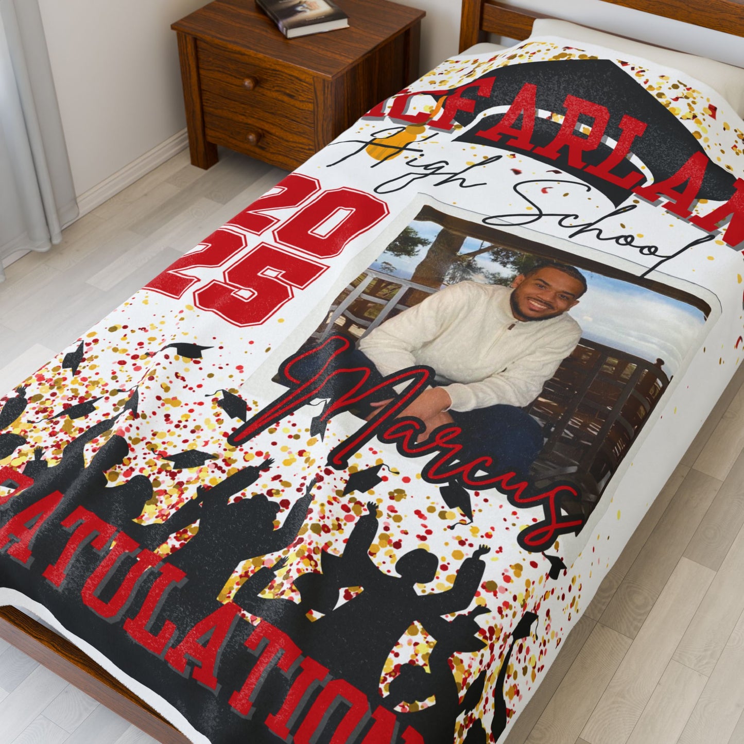 Graduation Plush Blanket