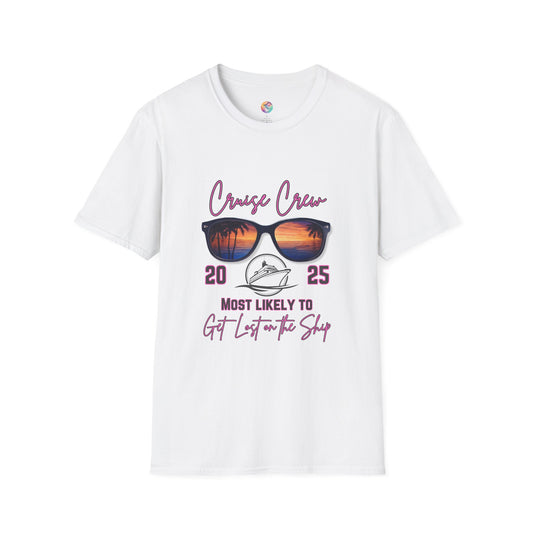 Cruise Crew 2025 T-Shirt - Most Likely to Get Lost on the Ship