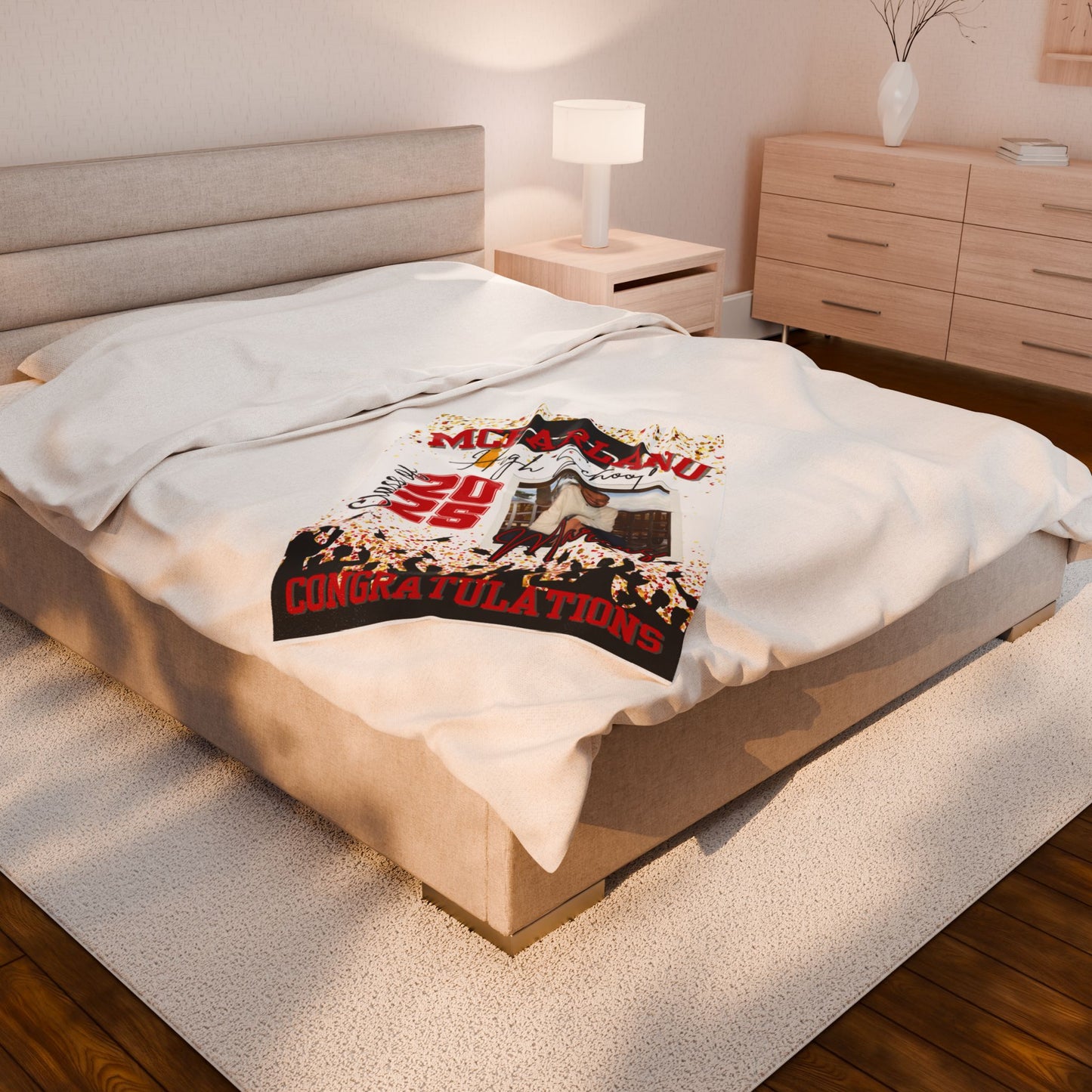 Graduation Plush Blanket