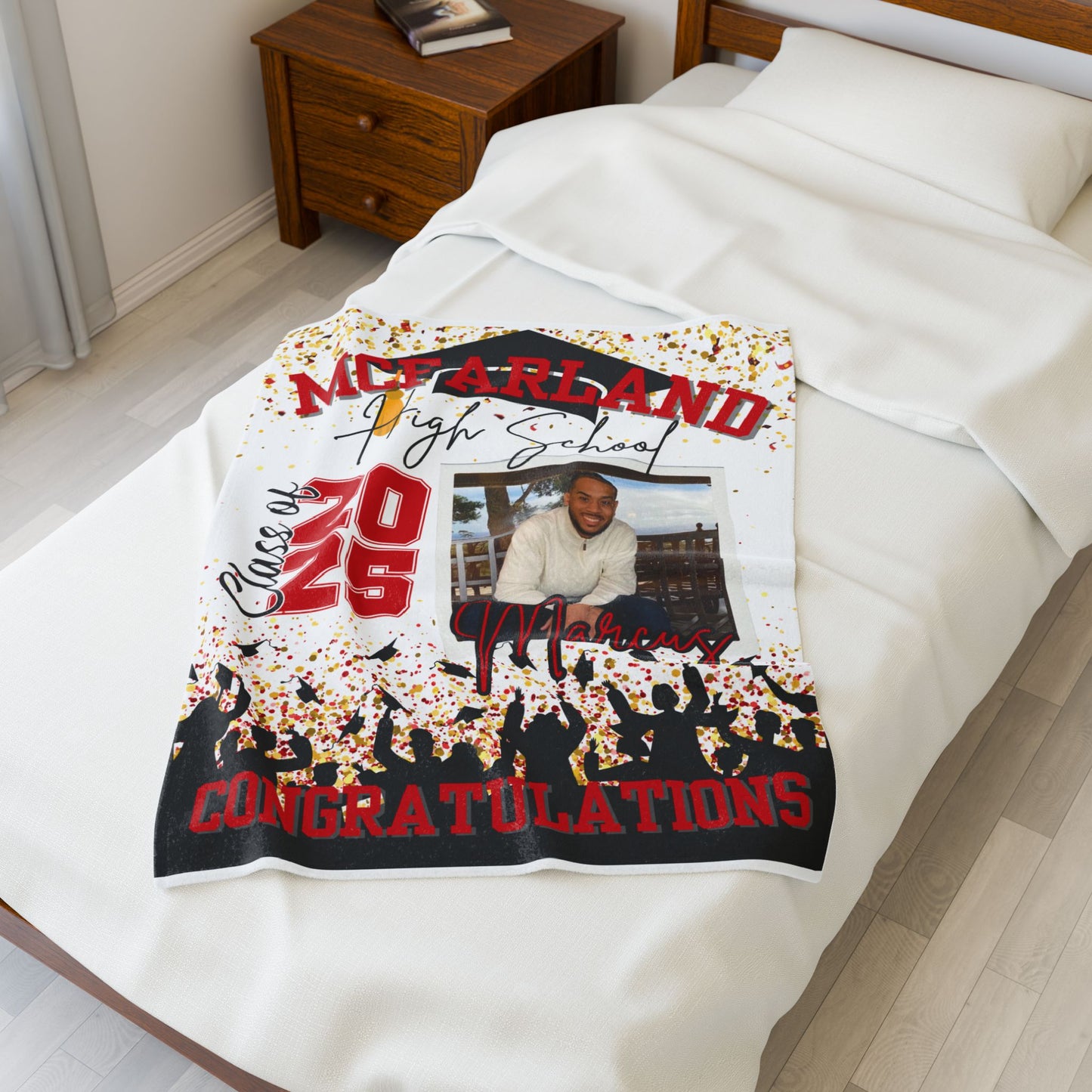 Graduation Plush Blanket
